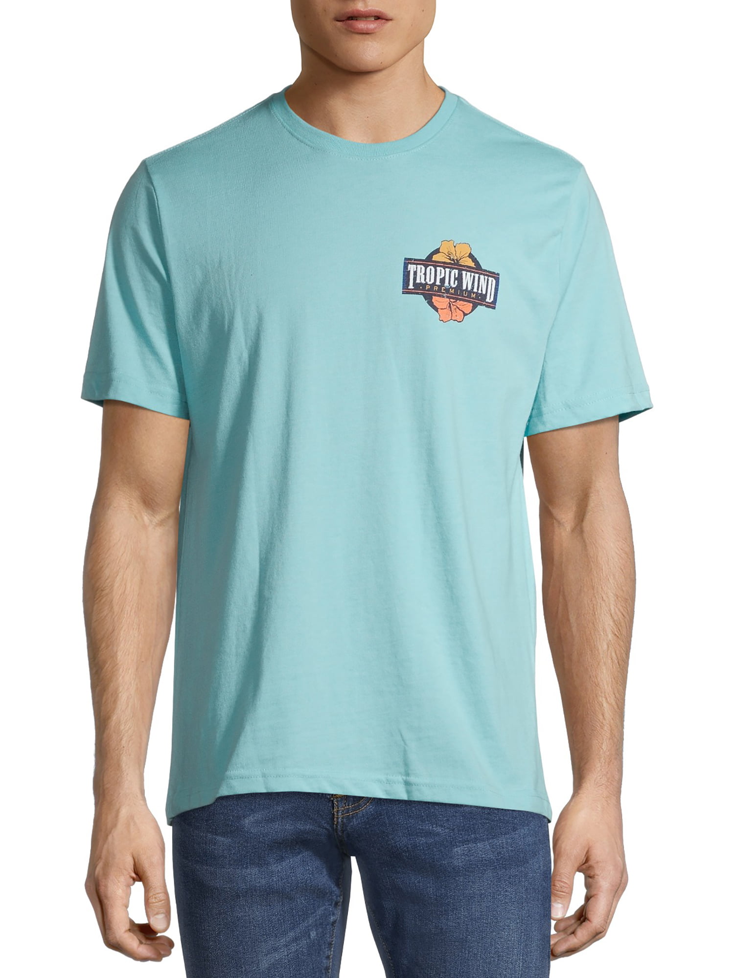 IZOD Men's Saltwater Comfort Short Sleeve Graphic T-Shirt 