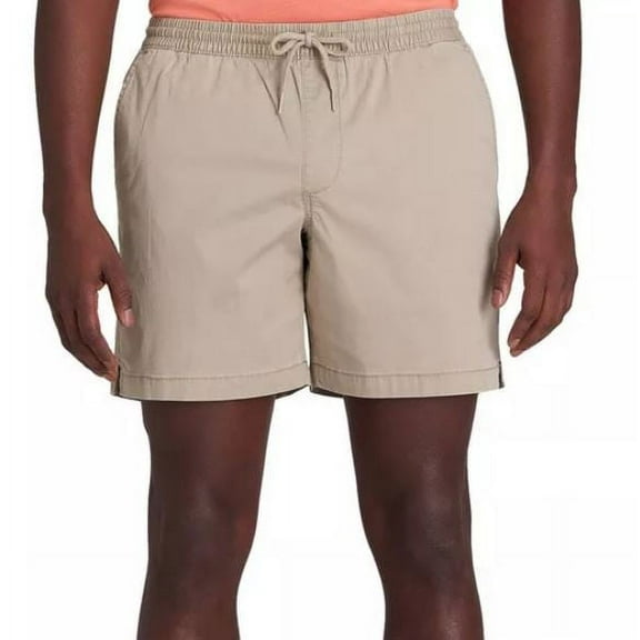 IZOD Men's Saltwater Draw String Shorts, CedarWood Khaki, X-Large