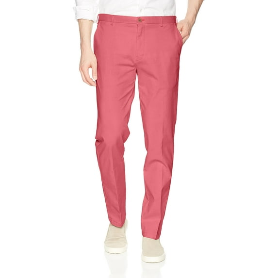 IZOD Men's Saltwater Stretch Chino (Saltwater Red, 32W x 32L)