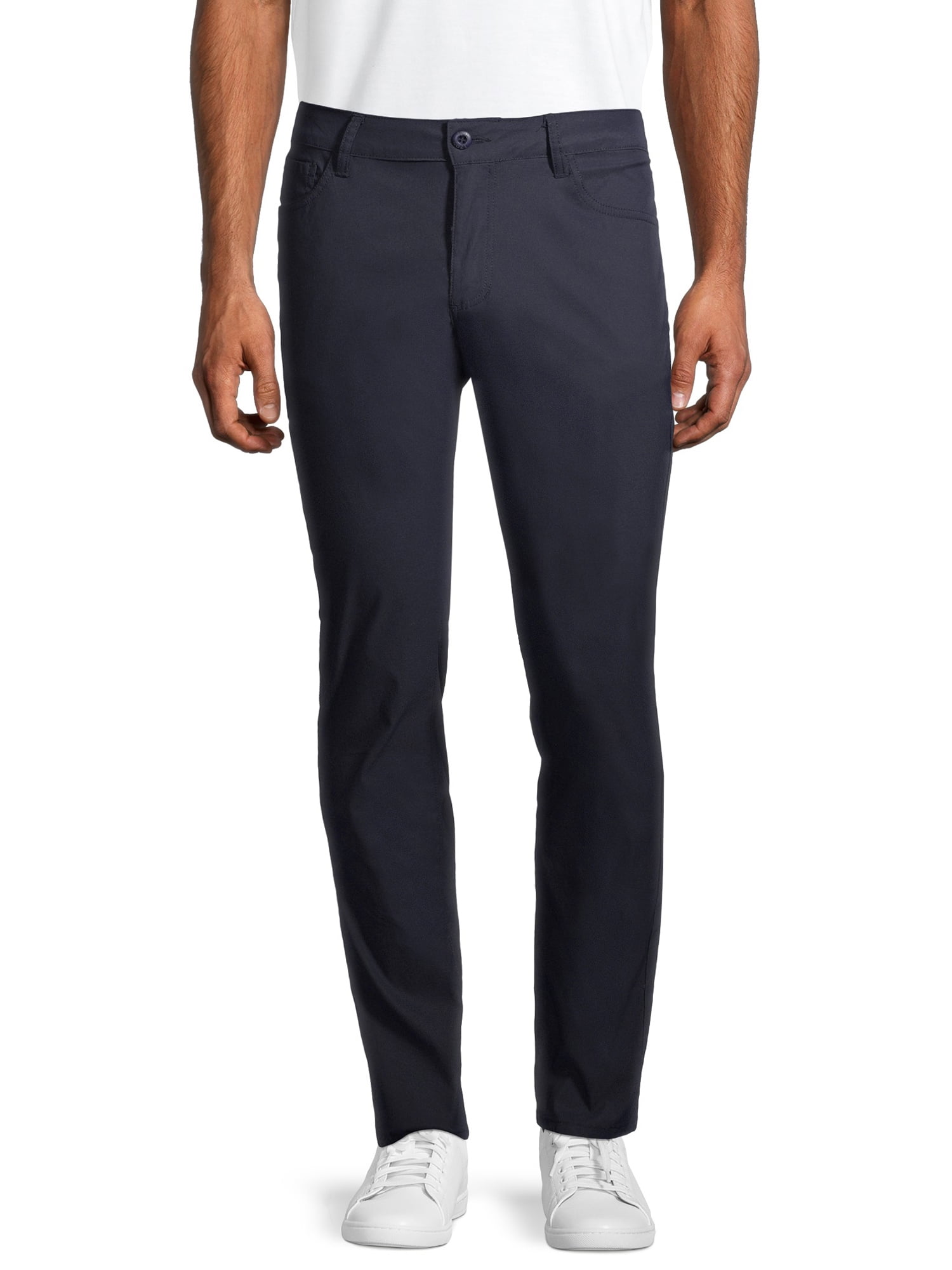 IZOD Men s Slim Straight 5 Pocket Pants Walmart