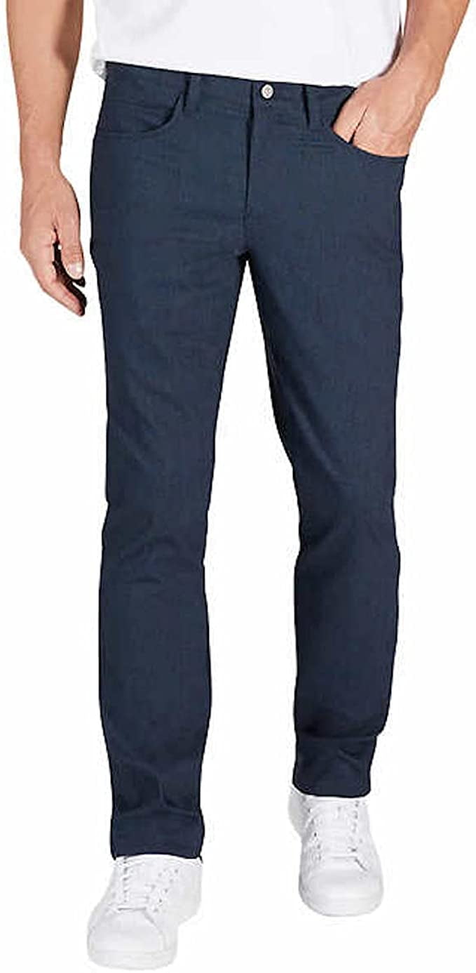 IZOD Men's Comfort Stretch Pant Navy 40W x 30L, Straight Fit