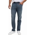 thumbnail image 1 of IZOD Men’s Straight Fit Classic 5-Pocket Style Jean (Blue, 30W x 29L), 1 of 7