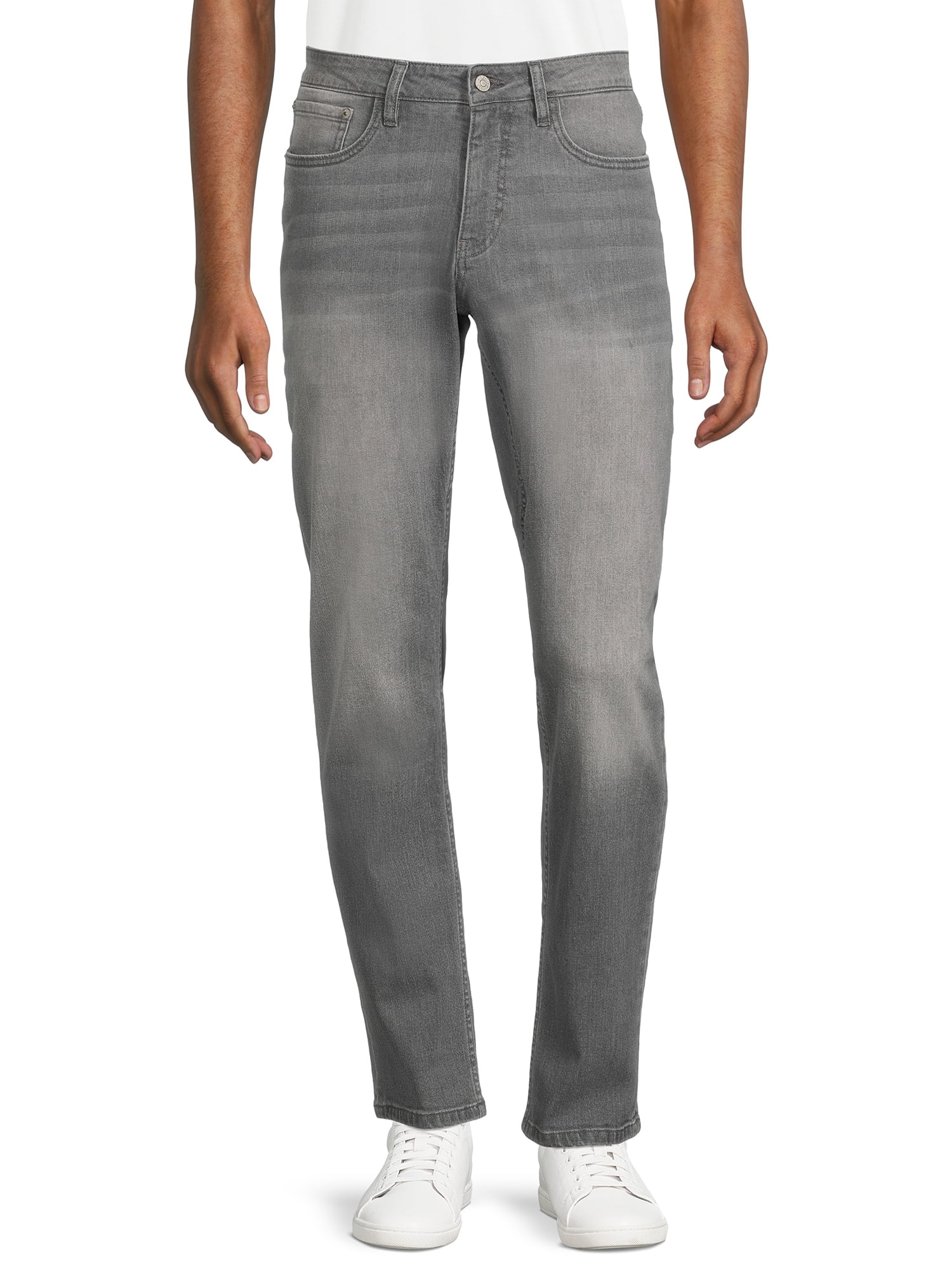 IZOD Men’s Straight Fit Stretch Jeans - Walmart.com