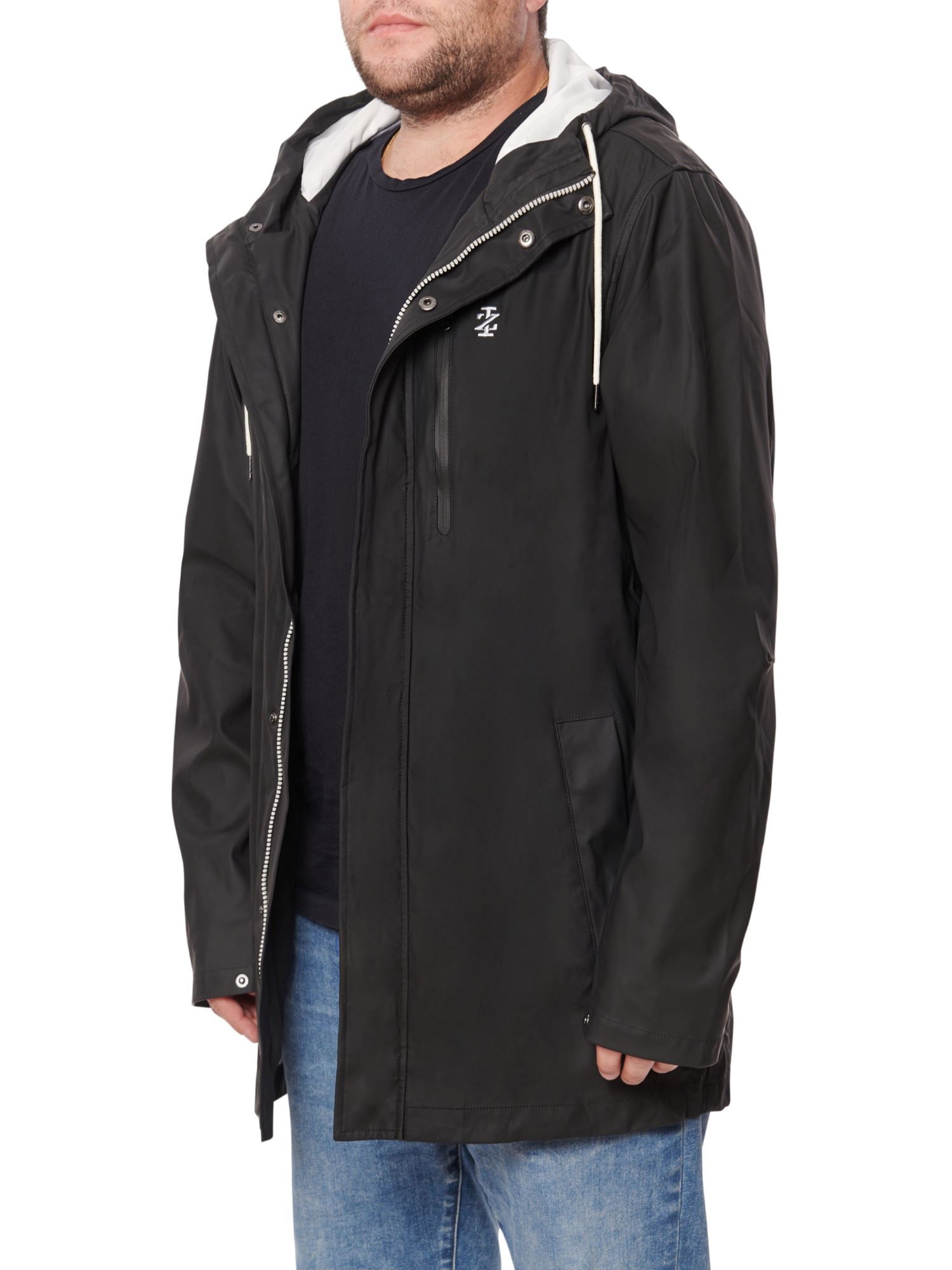 Izod men's true slicker rain clearance jacket