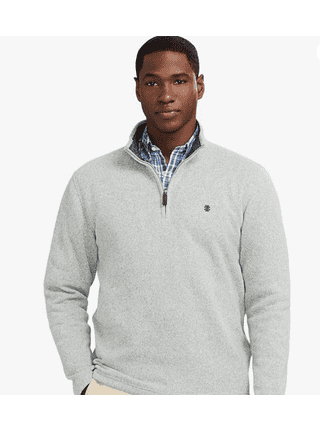Quarter Zip Sweater Fleece Pullover Izod Pullover Sweater Mens