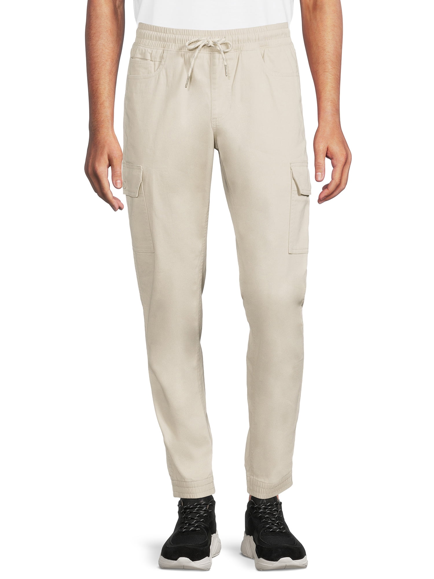 IZOD Men’s Twill Cargo Jogger Pants - Walmart.com