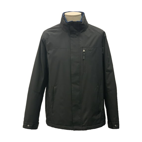 IZOD Men's Water Resistant Midweight Jacket with Polar Fleece Lining
