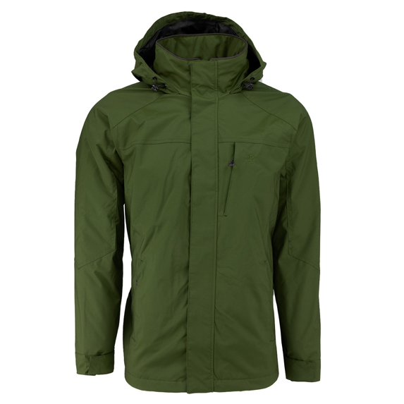 IZOD Men's Water Resistant Midweight Jacket with Polar Fleece Lining