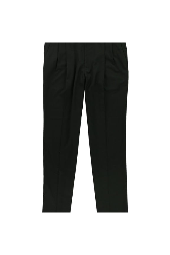 Mens 350 Dress Pants Slacks, Black, 29W x UnfinishedL
