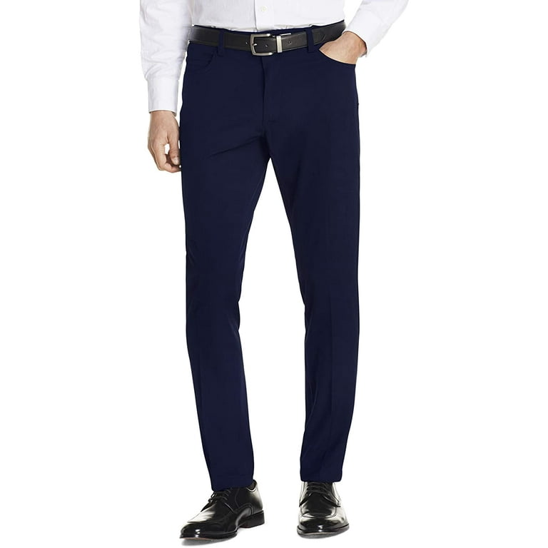 Izod men's performance stretch straight dress pant sales
