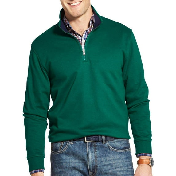 IZOD Mens Advantage Performance Fleece Quarter Zip Pullover