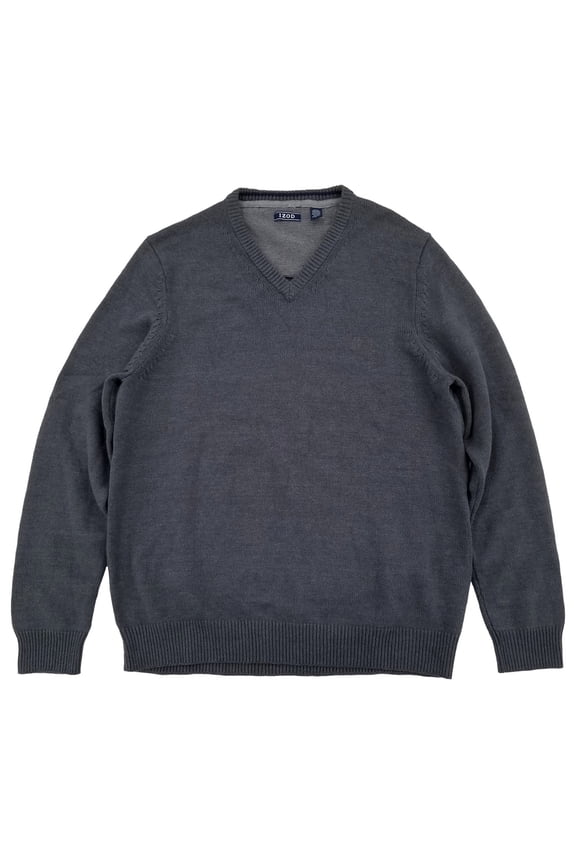 Mens Asphalt Gray Premium Essentials Lightweight V-Neck Sweater XX-Large