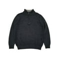 thumbnail image 1 of IZOD Mens Carbon Heather Long Sleeve Sherpa-Collar Quarter-Zip Sweater XXL, 1 of 1