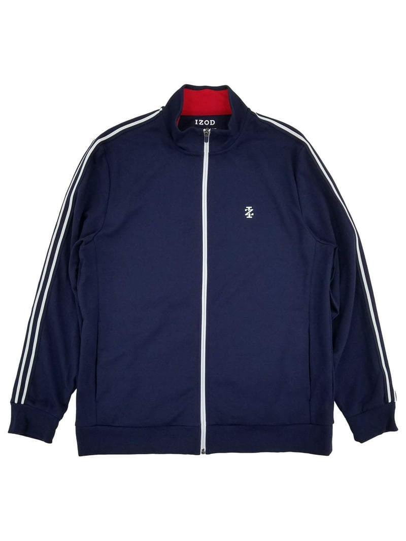 IZOD Mens Peacoat Blue Advantage Performance Sportswear Zip Track