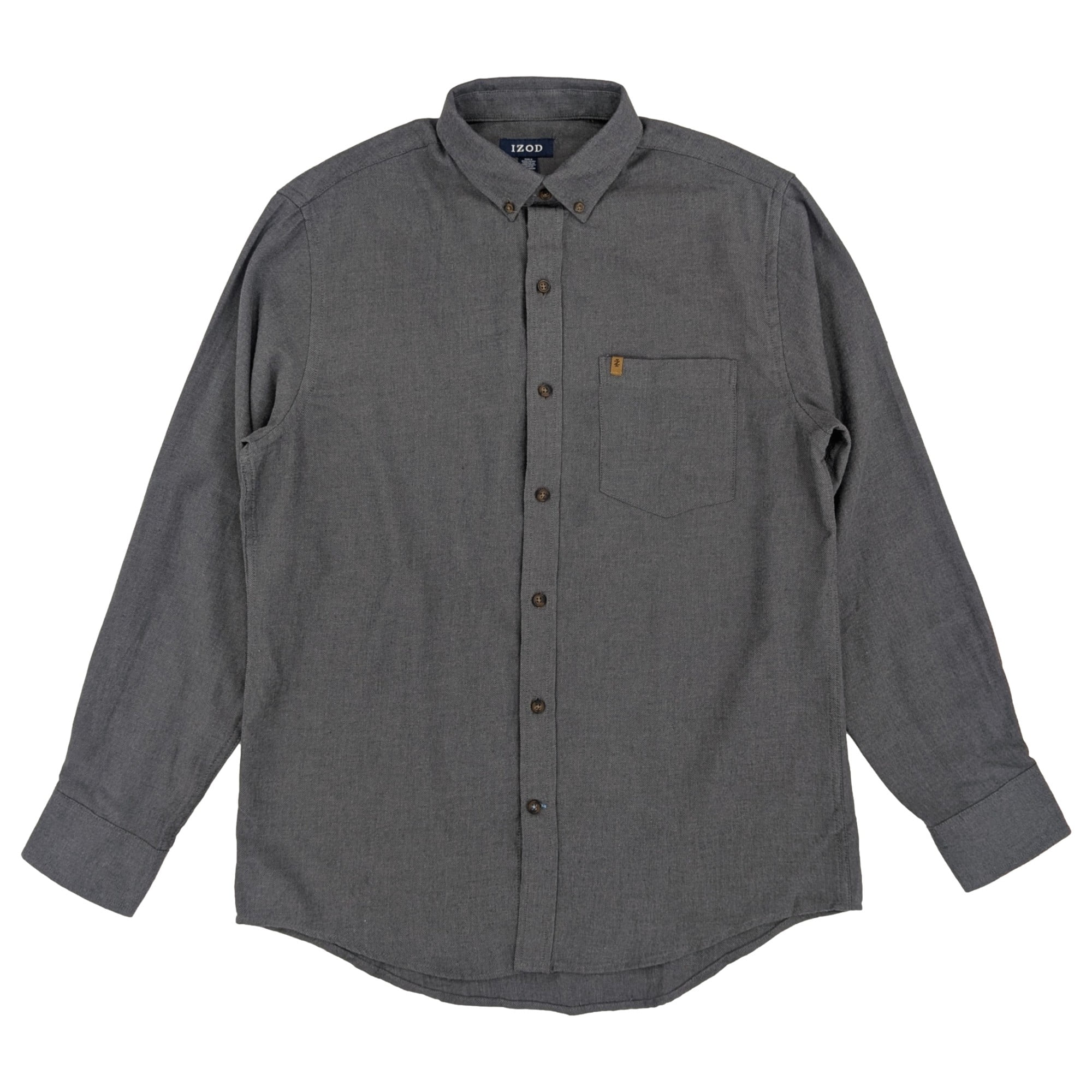 IZOD Men's Long Sleeve Flannel Shirt, Medium, Cotton IZOD Men's Long Sleeve Flannel Shirt, Medium, Cotton
