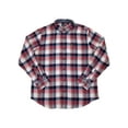 thumbnail image 1 of IZOD Mens Port Royale Plaid Long Sleeve Button-Down Flannel Shirt Large, 1 of 1