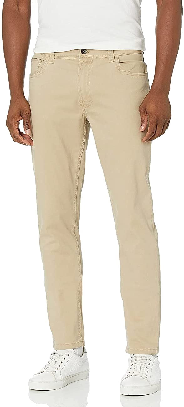 IZOD Mens Saltwater 5-Pocket Straight Fit Chino Pant 36W x 30L ...