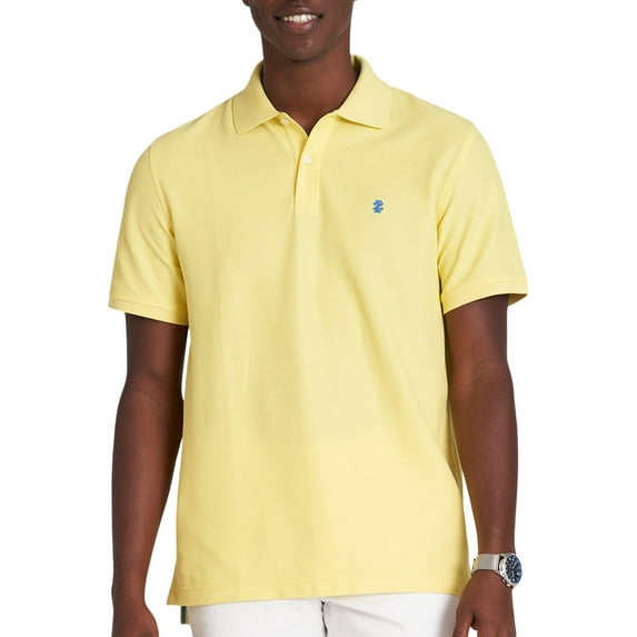 IZOD Mens Solid Advantage Performance Polo Shirt X-Large Yellow