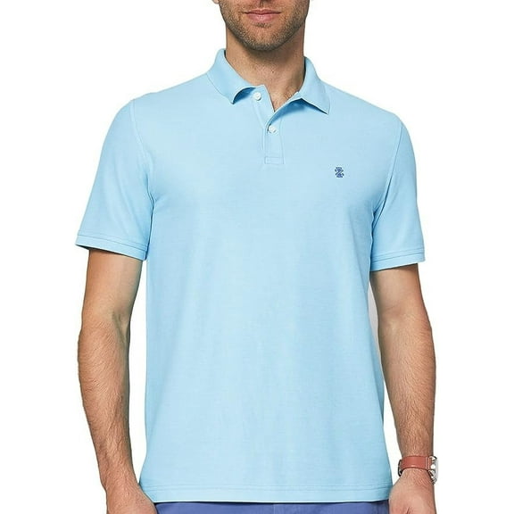 IZOD Mens Solid Advantage Performance Polo Shirt XX-Large Turquoise