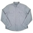 thumbnail image 1 of IZOD Mens Solid Gray Long Sleeve Slim Fit Button-Down Shirt X-Large, 1 of 2