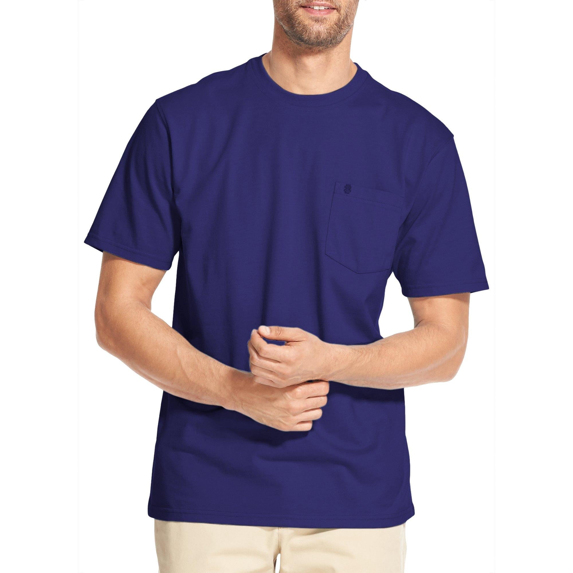 IZOD Mens Short Sleeve Solid Doubler T Shirt Walmart