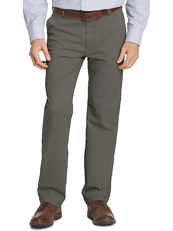 Non-Iron Performance Stretch Slim Chino Pants, Smoked Pearl, 32x34