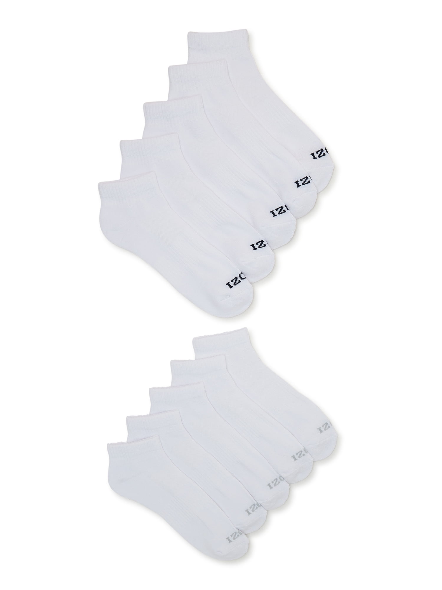 IZOD Originals Men's Athletic Terry Ankle Socks, 10-Pack