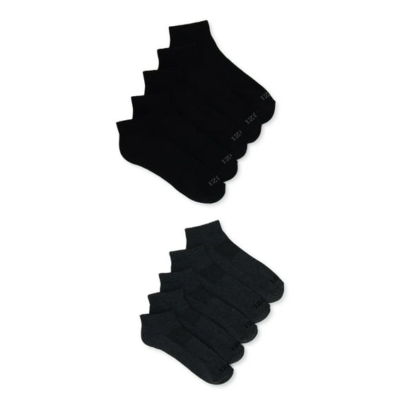 IZOD Originals Men's Athletic Terry Ankle Socks, 10-Pack