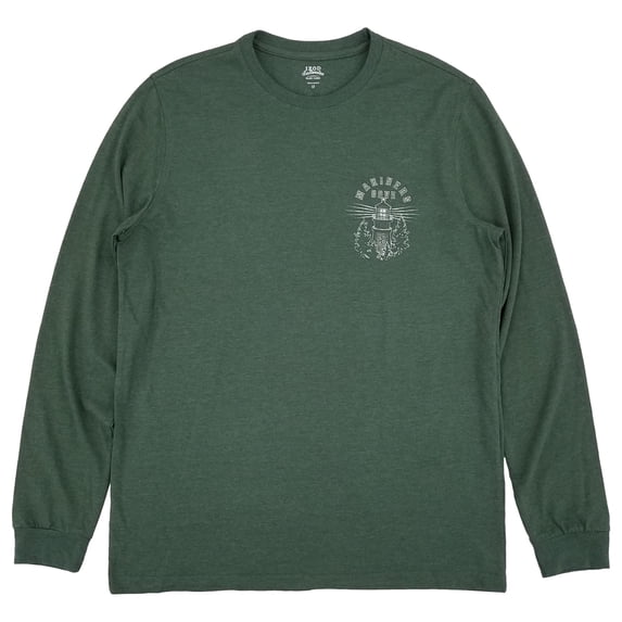 IZOD Saltwater Mens Big & Tall Green Mariners Cove Long Sleeve Shirt 2XL