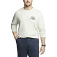 thumbnail image 1 of IZOD Saltwater Mens Big & Tall Oatmeal Heather Craft Beer Long Sleeve Shirt 2XL, 1 of 7