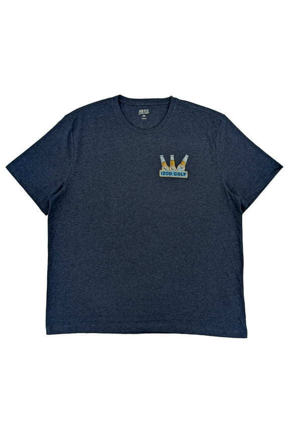 Saltwater Mens Navy Blue Golf Graphic T-Shirt XX-Large