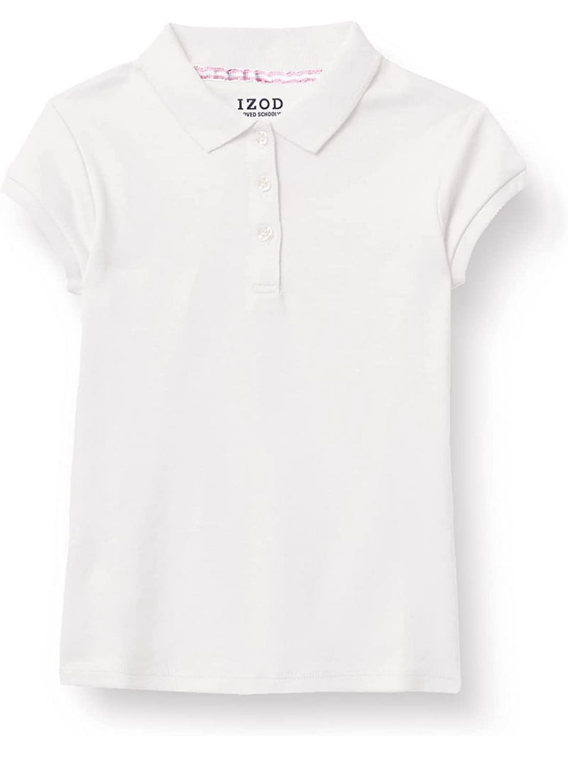 Girls 4-18 IZOD Short Sleeve Polo in Regular & Plus Color