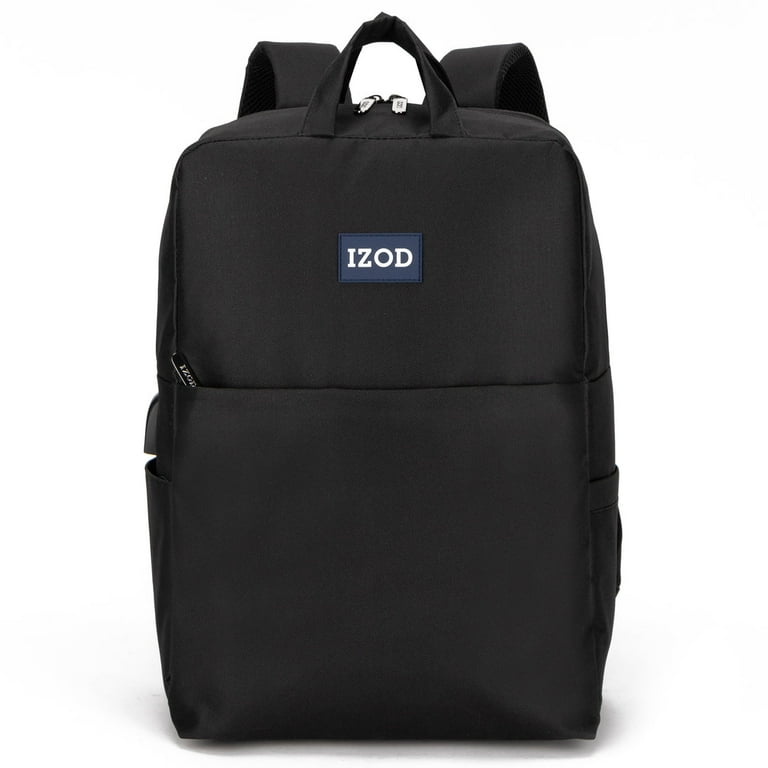 IZOD Wisdom Business Travel Slim Durable Laptop Backpack USB 