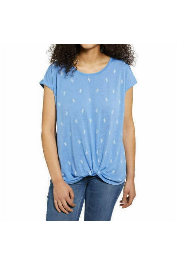 Women's Short Sleeve T-Shirt, Blue, Medium
