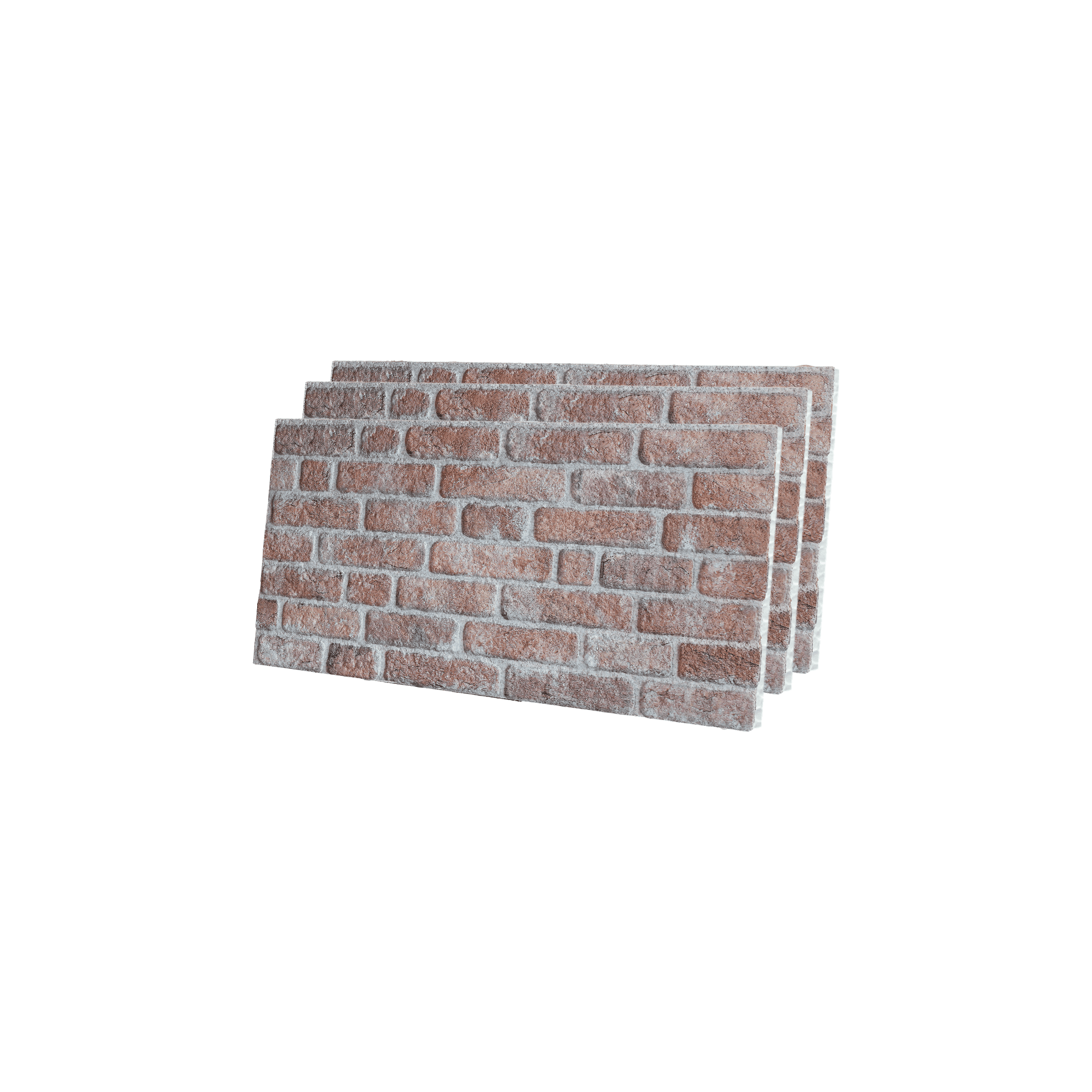 IZODEKOR 3D Wall Panels Lycia Effect - Cladding, Stone Look, Styrofoam Facing for Living Room, Kitchen, Bathroom, Balcony, Bedroom, Back of Counter | SL-1902 Stone Bridge (3x Panels) - Covers 16 sq ft