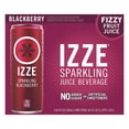 thumbnail image 1 of IZZE Flavored Sparkling Juice Beverage Blend, Blackberry, No Sugar Added, 8.4 fl oz. 6 Cans, 1 of 6