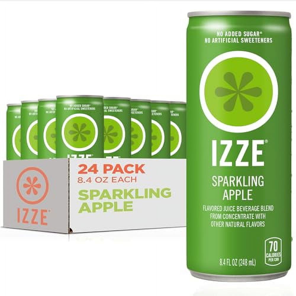 海外最新 Juice, Apple Sparkling IZZE No Preservative Sugars, Added その他