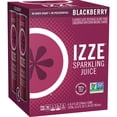 thumbnail image 1 of IZZE Sparkling Juice Beverage Blend Blackberry, No Sugar Added, 8.4 FL OZ, 4 Cans, 1 of 6