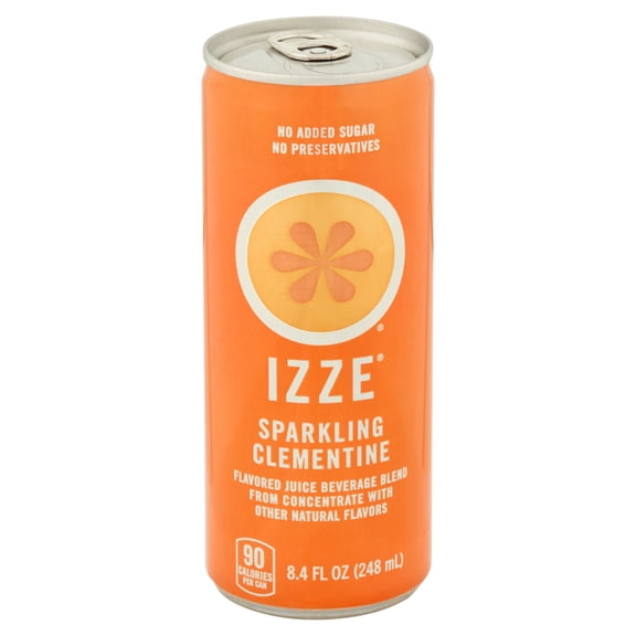 IZZE Sparkling Juice, Clementine, 8.4 oz Cans, 1 EA