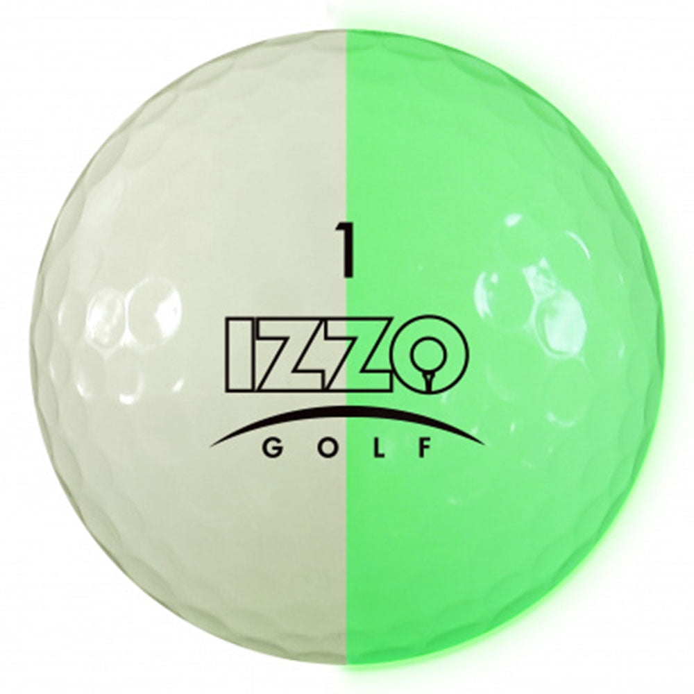 Izzo Lite4Nite Starter Kit 3 Pack Golf Balls New