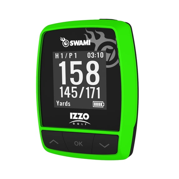 IZZO Golf Swami KISS Handheld Golf GPS, with Magnetic Cart Mount