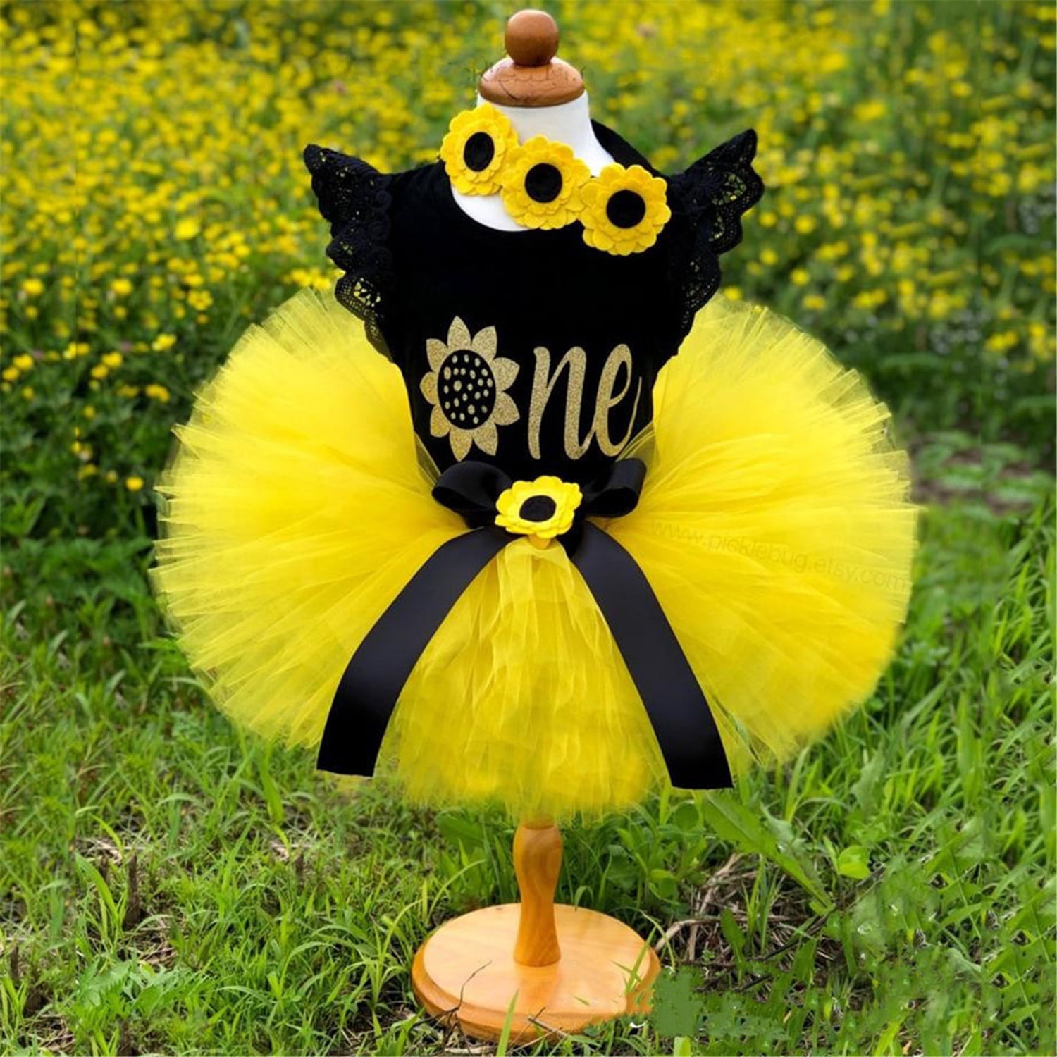 Yellow Tutu Skirts 0-3 Months Halloween Tutu 0-3 Months