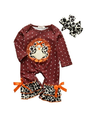 Newborn Thanksgiving Outfit Girl