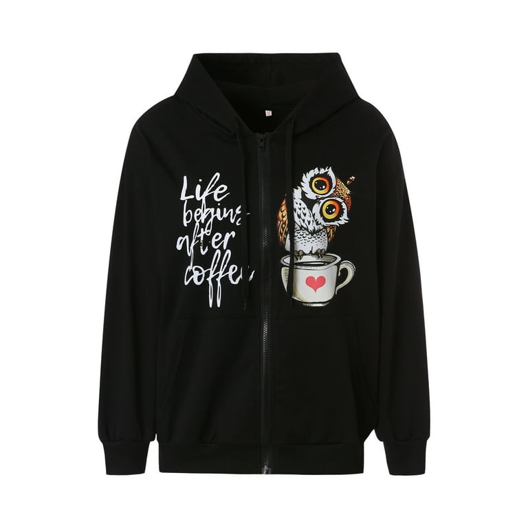 Black zip up hoodie walmart cheap