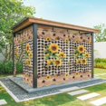 thumbnail image 1 of Sunflower Bee Outdoor Curtains for Patio, You Are My Sunshine Waterproof Outside Curtains Privacy Blackout Curtain for Porch Pergola Cabana, 2 Panel 54W x 108L Inch, 1 of 9