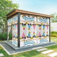 thumbnail image 1 of Dwarf Sunflower Outdoor Curtains for Patio, Welcome Summer Waterproof Outside Curtains Privacy Blackout Curtain for Porch Pergola Cabana, 1 Panel 54W x 95L Inch, 1 of 9