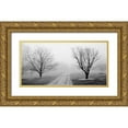 thumbnail image 1 of Iacobellis, Michael 14x9 Gold Ornate Wood Framed with Double Matting Museum Art Print Titled - Road to Somewhere, 1 of 4