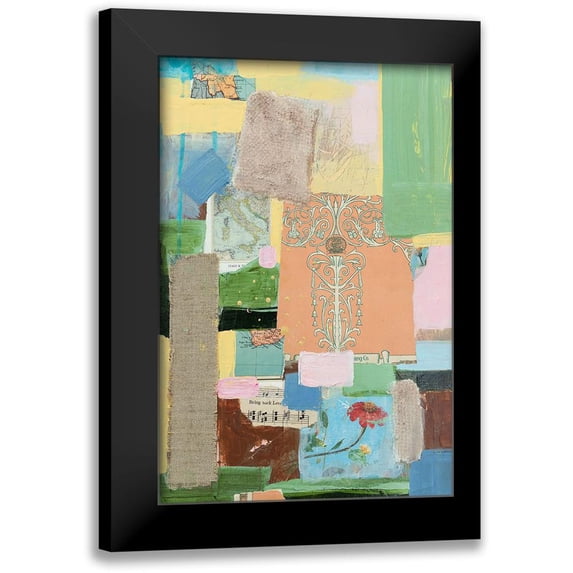 Iafrate, Sandra 17x24 Black Modern Framed Museum Art Print Titled - Collected Things IV