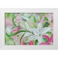 thumbnail image 1 of Iafrate, Sandra 32x23 White Modern Wood Framed Museum Art Print Titled - Pink and White Lilies I, 1 of 4