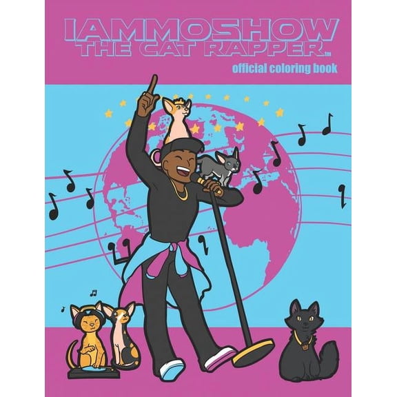 IAmMoshow The Cat Rapper: Official Coloring Book, (Paperback)